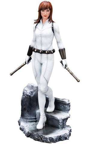 ARTFX PREMIER Black Widow White Costume Edition Black Widow 1/10 PVC Painted Simple Assembly Kit Female Figure [USED]