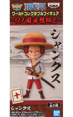 Shanks One Piece World Collectable Figure Wano Country Reminiscence 2 Trading Figure [USED]