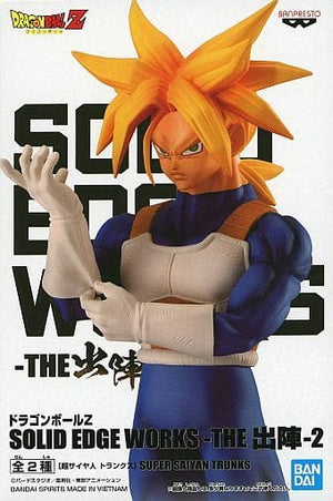 Super Saiyan Trunks Dragon Ball Z SOLID EDGE WORKS THE Shutsujin 2 Male Figure [USED]