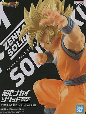 Son Goku Super Saiyan Dragon Ball Super Chou Zenkai Solid Vol.1 Male Figure [USED]