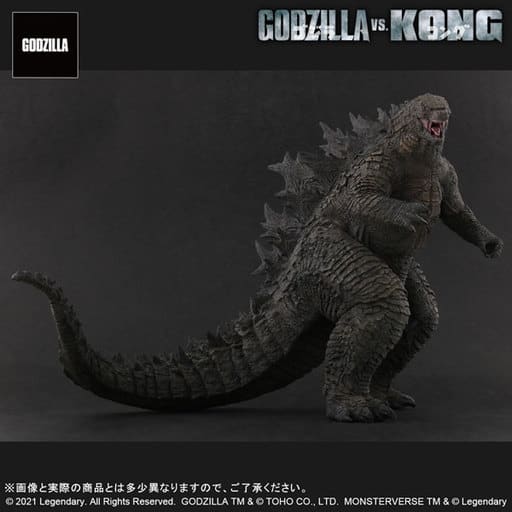 GODZILLA FROM GODZILLA VS. KONG 2021 Godzilla vs. Kong Toho Big Monster Series Painted Finished Product Figure [USED]