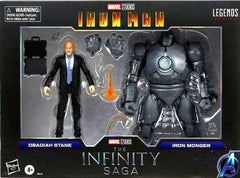 Iron Monger & Obadiah Stane 2 Pack Iron Man Hasbro Action Figure 6 Inch Legend Figure [USED]