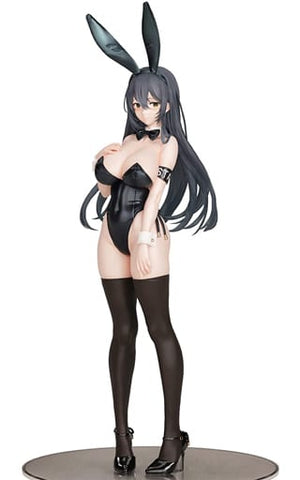 Black Bunny Kouhai-chan Real Face ver. Illustrated by Ikomochi 1/7 PmmA Painted Finished Product Figure [USED]