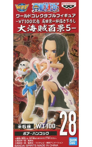 Boa Hancock One Piece World Collectable Figure WT100 Memorial Drawing By Eiichiro Oda Hundred Views of the Great Pirates 5 Trading Figure [USED]