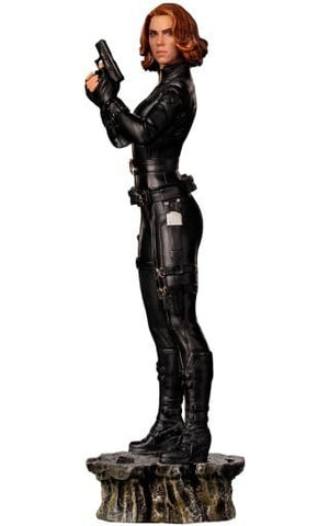 Black Widow Battle of New York MARVEL Infinity SAGA Battle Diorama Series 1/10 Statue Figure [USED]