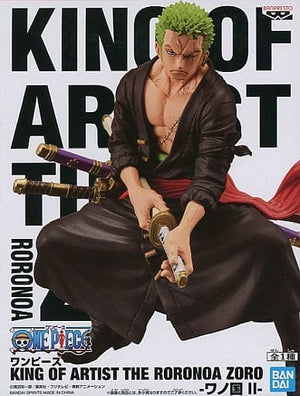 Roronoa Zoro One Piece KING OF ARTIST THE RORONOA ZORO Wano Country II Male Figure [USED]