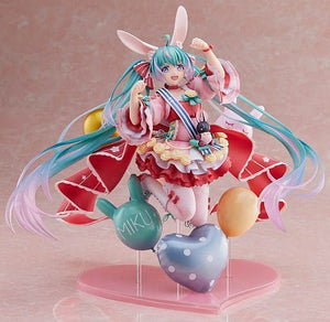 Hatsune Miku Birthday 2021 Pretty Rabbit Ver. VOCALOID 1/7 PVC & ABS Painted Finished Product Spiritale Official Shop Limited Figure [USED]