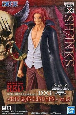 Shanks One Piece FILM RED DXF THE GRANDLINE MEN Vol.2 Male Figure [USED]