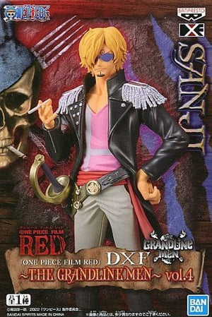 Sanji One Piece FILM RED DXF THE GRANDLINE MEN Vol.4 Male Figure [USED]