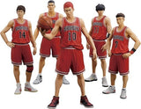 Kaede Rukawa, etc. Slam Dunk Shohoku Starting Member Set One and Only 5 Body Set with Benefits Figure [USED]