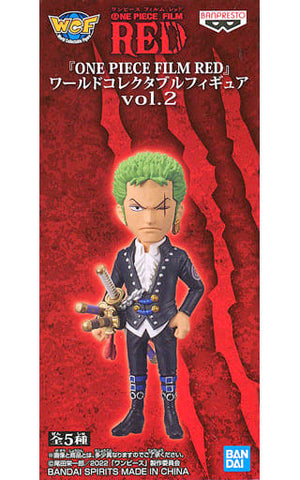 Roronoa Zoro One Piece FILM RED World Collectable Figure Vol.2 Trading Figure [USED]