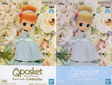 Cinderella Cinderella Q posket Disney Characters Flower Style Cinderella All 2 Types Set Female Figure [USED]