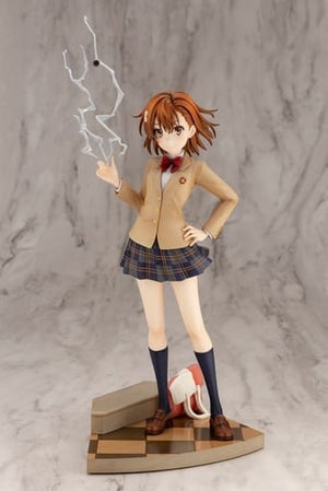 Mikoto Misaka 15th Anniversary Ver. Kotobukiya Limited Deluxe Edition A Certain Scientific Railgun T 1/7 PVC Painted Kotobukiya Shop Limited with Benefits Figure [USED]