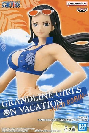 Nico Robin A Blue Swimsuit One Piece Grandline Girls On Vacation Nico Robin Figure [USED]