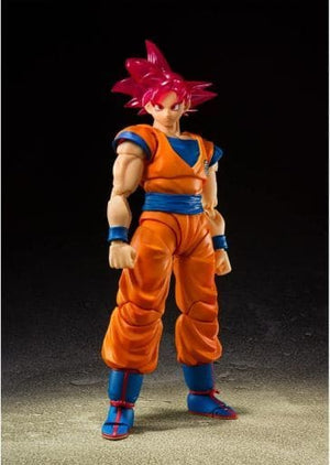 Super Saiyan God Son Goku Dragon Ball Z S.H.Figuarts Tamashii Web Limited Figure [USED]