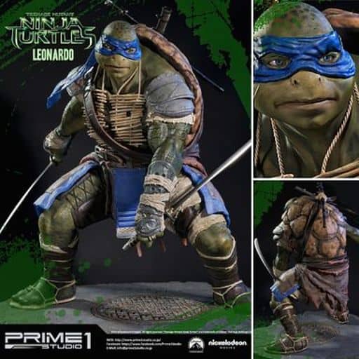 Leonardo Mutant Turtles Museum Masterline Polystone Statue Figure [USED]