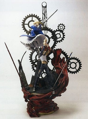 Shiro Emiya Saber Fate/stay night 15th Anniversary Premium Statue Kiseki Polystone Statue ANIPLEX+ Limited with Benefits Figure [USED]