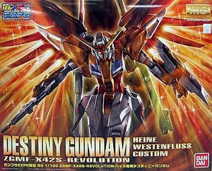 1/100 MG Heine Exclusive Destiny Gundam Gunpla EXPO Limited Mobile Suit Gundam Seed Destiny Plastic Model [USED]