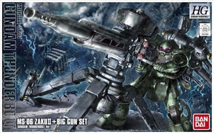 1/144 HG Mass Production Zaku + Big Gun GUNDAM THUNDERBOLT Ver. Mobile Suit Gundam Thunderbolt Plastic Model [USED]