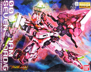 00 Gundam Seven Sword/G TRANS-AM Mode Special Coating Mobile Suit Gundam 00V Senki MG GN-0000GNHW/7SG 1/100 Premium Bandai Limited Plastic Model [USED]