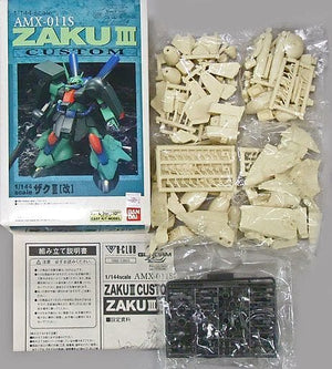 Zaku III Mod Mobile Suit Gundam ZZ Resin Cast Kit AMX-011S 1/144 Plastic Model [USED]