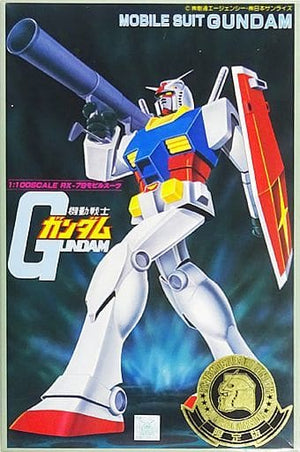 1/100 RX-78 Gundam Gold Limited Version Mobile Suit Gundam Limited Edition Plastic Model [USED]