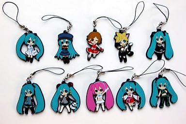 Hatsune Miku, etc. Hatsune Miku Project DIVA Trading Strap Track01 Key Ring [USED]