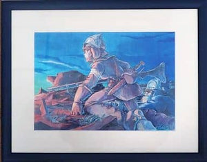 Nausicaa Tormekia Campaign Framed Original Art Nausicaa of the Valley of the Wind DVD Collector's Box Bundled Item Painting [USED]