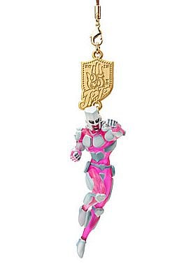 Crazy Diamond JoJo's Bizarre Adventure Ichiban Kuji Stand Strap White Anniversary Prize I Key Ring [USED]