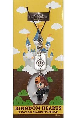 Sora Halloween Town Ver. Kingdom Hearts Avatar Mini Plush Keychain Key Ring [USED]