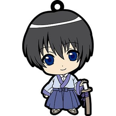 Sojiro Seta Rurouni Kenshin: New Kyoto Arc Trading Rubber Strap Key Ring [USED]