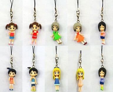 Chika Ito, etc. Strawberry Marshmallow Doko Demo Swing All 10 Types Set Key Ring [USED]