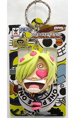 Sanji One Piece Figure Key Chain Face Variation 2 Key Ring [USED]