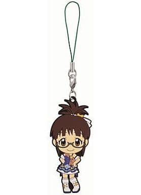 Akizuki Ritsuko THE iDOLM@STER Ichiban Kuji PART2 Rubber Charm Prize F Key Ring [USED]