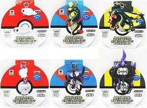 All 6 Types Set Figure Mascot Pokemon Evolution -Tynamo Hitomoshi- Pokemon Best Wish Key Ring [USED]