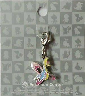 448.Cresselia National Picture Book Metal Charm Pokemon Pokemon Center Limited Key Ring  [USED]