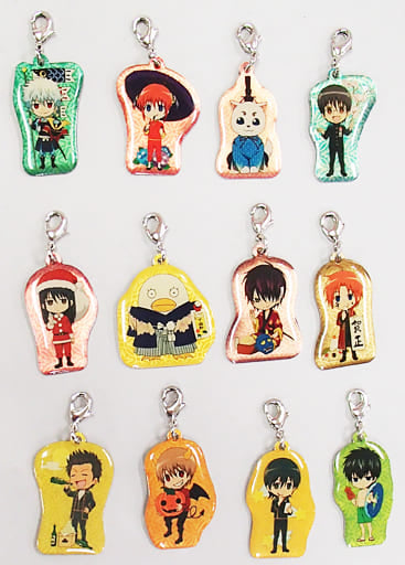Kamui, etc. Gintama Metal Charm Collection A Year Spent with Gin & His Friends All 12 Types Set Charm [USED]