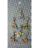 479.Rotom 6 Form National Picture Book Metal Charm 6 Set Pokemon Pokemon Center Limited Key Ring  [USED]