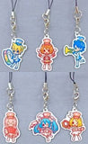 All 6 Type Set Hatsune Miku Metal Charm Collection FamilyMart Limited Key Ring  [USED]