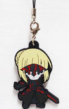 Saber Secret 1 Prisma Illya Ichiban Kuji Rubber Charm Prize H Key Ring [USED]