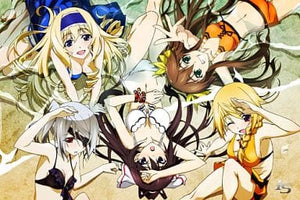 Swimsuit Pattern Mofumofu Big Towel Infinite Stratos Towel [USED]