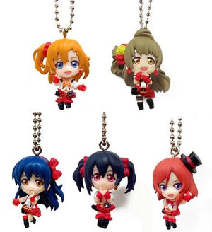 All 5 Types Set Love Live! Swing 01 Key Ring [USED]