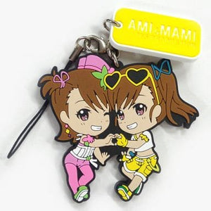 Futami Ami Futami Mami THE iDOLM@STER Ichiban Kuji Premium Part 3 Rubber Charm Prize H Key Ring [USED]