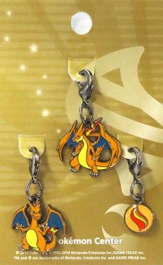 Mega Charizard Y Metal Charm Pokemon Pokemon Center Limited Key Ring  [USED]