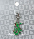 384.Rayquaza National Picture Book Metal Charm Pokemon Pokemon Center Limited Key Ring  [USED]