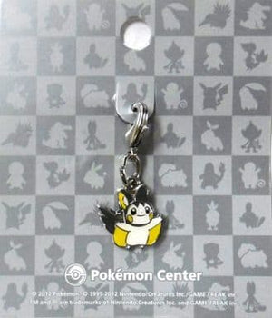 587.Emolga National Picture Book Metal Charm Pokemon Pokemon Center Limited Key Ring  [USED]