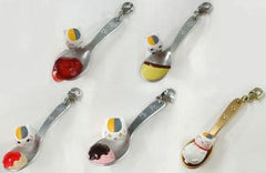 Nyanko-sensei Natsume's Book of Friends One Scoop Mini Figure There's Always Room For Dessert All 5 Types Set Key Ring [USED]