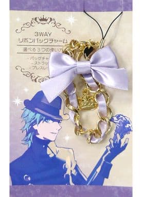 Mikaze Ai 3WAY Ribbon Bag Charm Uta no Prince sama Event/Mail Order Limited Goods Key Ring  [USED]