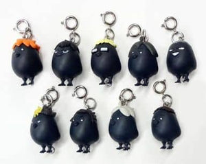 All 9 Types Set Haikyu!! Connected Hinagarasu Mascot Key Ring [USED]