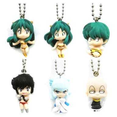 Ram, etc. Urusei Yatsura Swing Alien Edition All 6 Types Set Key Ring [USED]